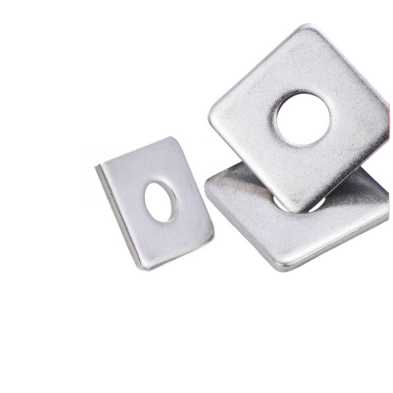 M3/M4/M5/M6/M20 304 stainless steel square gasket enlarged and thickened square meson flat gasket for Construction & Hardware Fastening