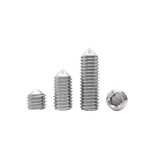 UNC/UNF Imperial Set Screw 304 Stainless Steel Hex Cone End Headless American Bolt