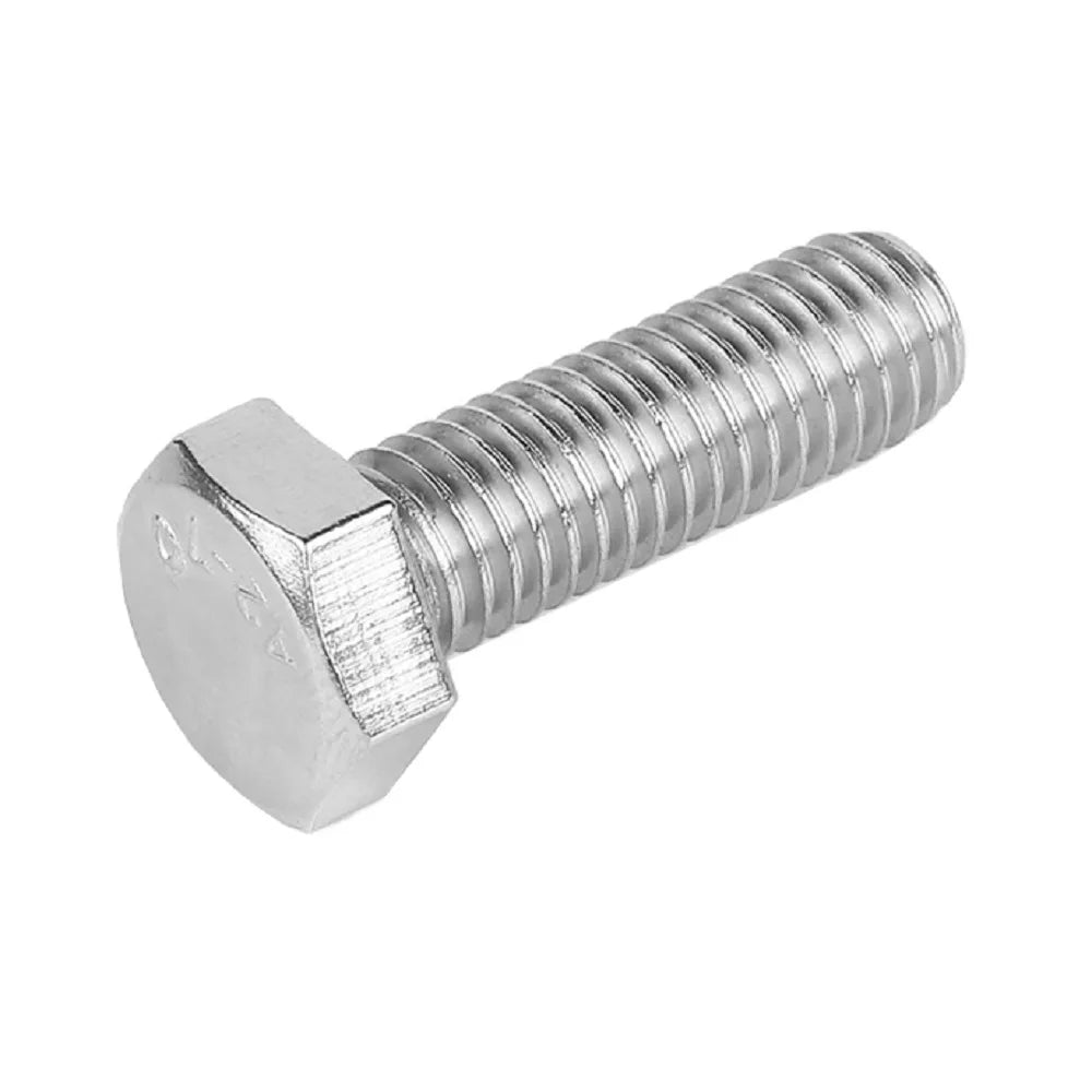 1-10pcs M3 M4 M5 M6 M8 M10 M12 A2-70 304 Stainless Steel Metric Thread DIN933 External Outside Hex Hexagon Head Cap Screw Bolt