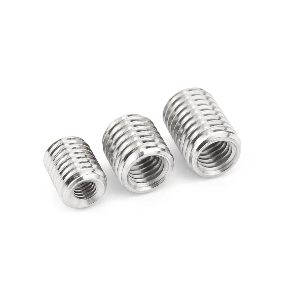 1/5pcs 304 Stainless Steel Thread Adapter Male to Male M2 M2.5 to M16 Inside And Outside Thread Insert Nut Transfer Screw Sheath