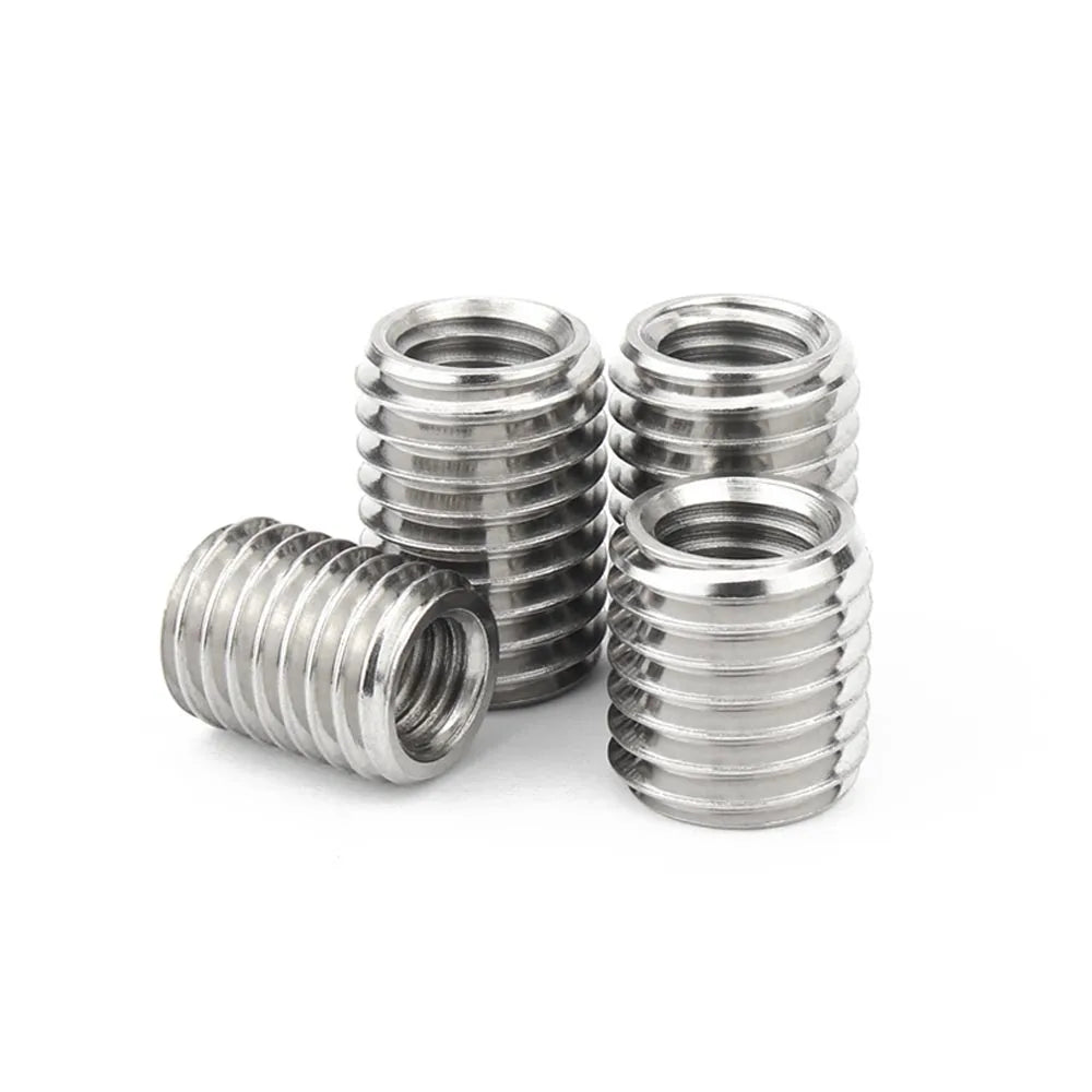 1/5pcs 304 Stainless Steel Thread Adapter Male to Male M2 M2.5 to M16 Inside And Outside Thread Insert Nut Transfer Screw Sheath