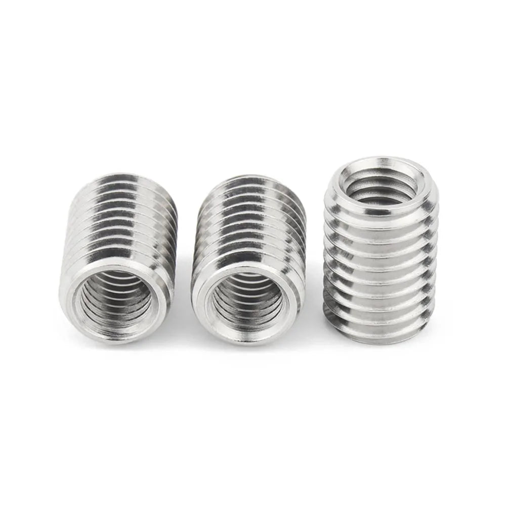 1/5pcs 304 Stainless Steel Thread Adapter Male to Male M2 M2.5 to M16 Inside And Outside Thread Insert Nut Transfer Screw Sheath