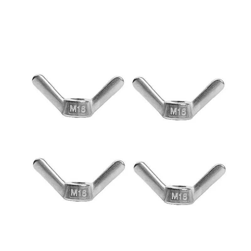 1-5pcs  M6 M8 M10 M12 Wing Nut 304 Stainless Steel  Hand Screw Nut Big Ear Butterfly Nuts Screw Nut