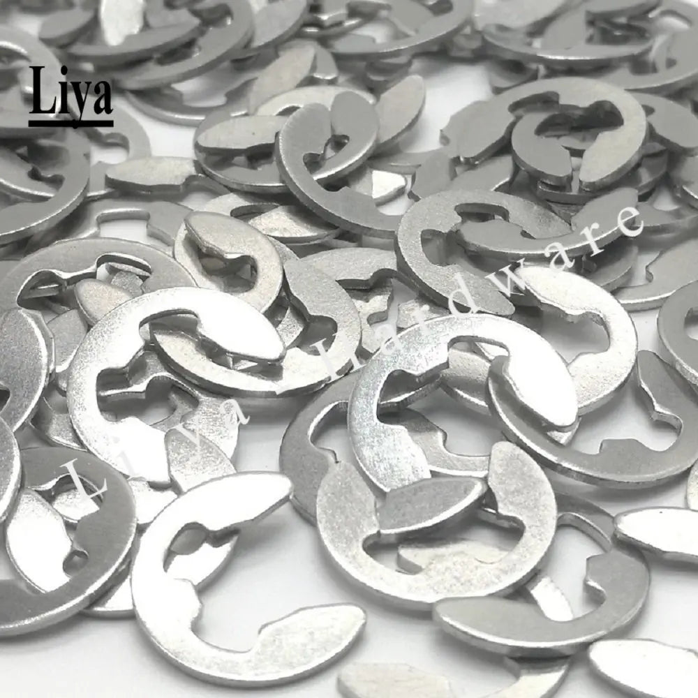 10-100pcs DIN6799 GB896 M1.5/2/2.5/3/4/5/6/7/8/9/10 Stainless Steel 304 A2 E Clip / Circlips Retaining Ring For Shafts