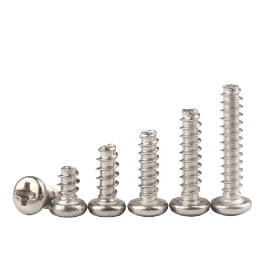 10-100pcs PB [M1-M5] Pan Head Stainless Steel 304 Electronic Micro Screws Phillips Self-tapping Phone Computer Screw