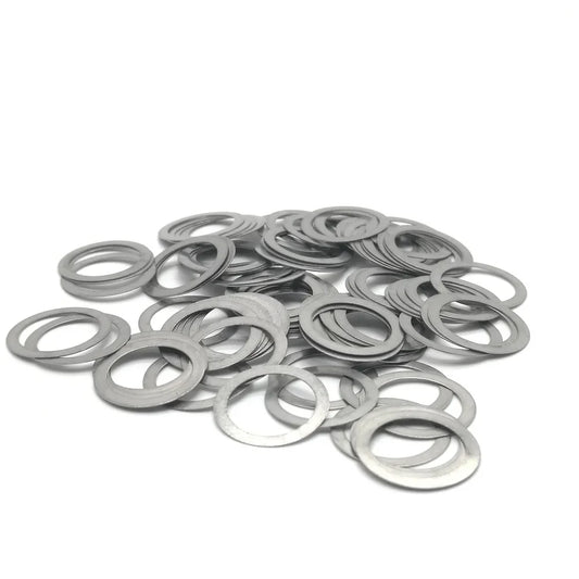 100pcs Stainless steel Flat Washer Ultrathin gasket Ultra-thin shim M6 M7 M8 Thickness 0.1 0.2 0.3 0.5 1