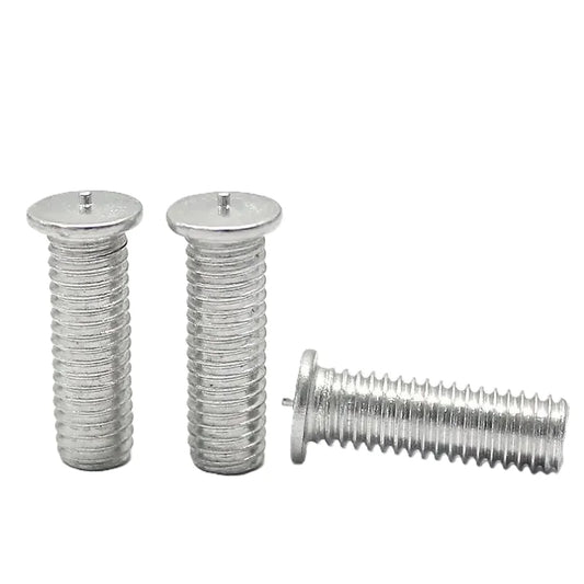 100pcs Welding Screws M3 M4 M5 M6 M8  aluminum Weld Threaded Studs for Capacitor Discharge Spot Nails