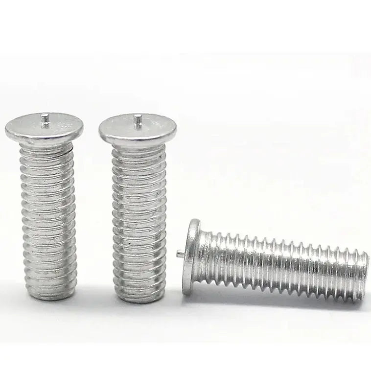 100pcs Welding Screws M3 M4 M5 M6 M8  aluminum Weld Threaded Studs for Capacitor Discharge Spot Nails