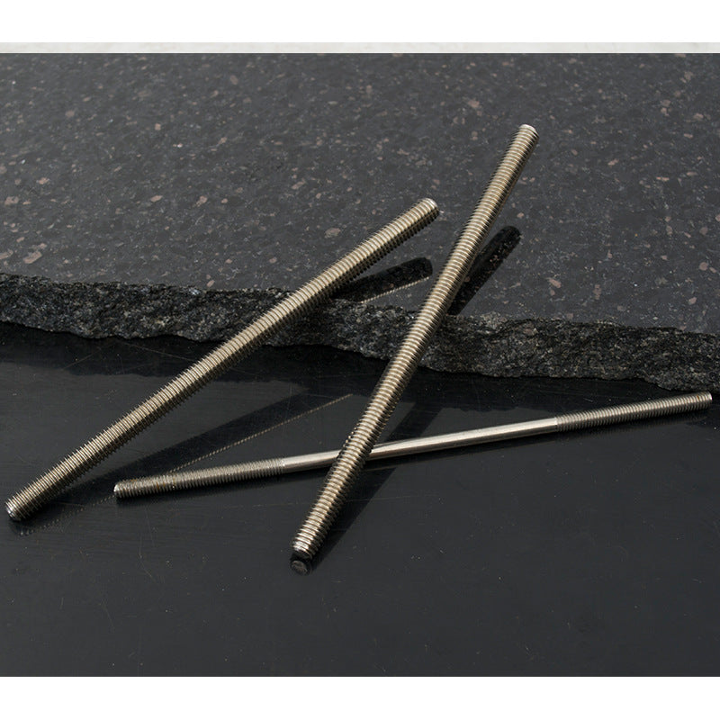 M4/M5 8.8 grade high strength black screw carbon steel galvanized tooth strip screw three meters full tooth screw for Construction & Machinery
