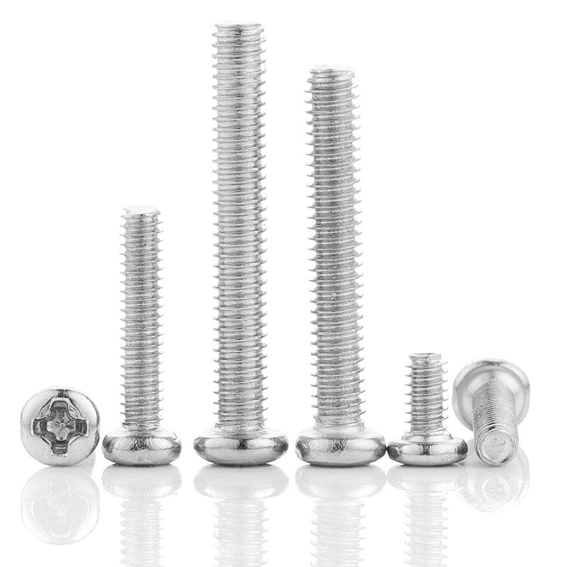 M1M2M3M4M5M6 Carbon steel galvanized cross groove round head screw pan head bolt screw tooth small screw for Household & Electronic Repair