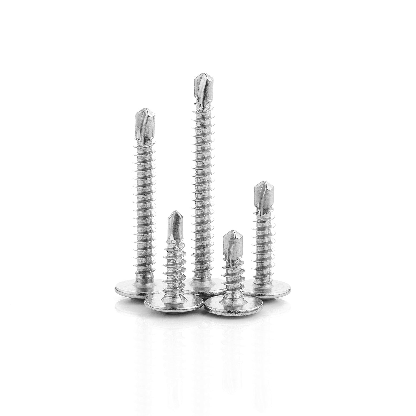 M4.2  410/304 Stainless Steel Phillips Pan Head Drill Tail Dovetail Screws Self-Tapping Self-Drilling for Washi Belt