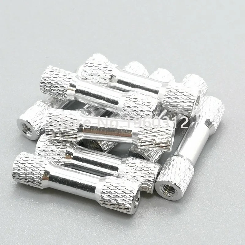 10pcs M3*15/20/25/28/30/35mm Knurled Aluminum Standoff Spacers OD=6mm Multicolor aluminum Rods for RC Parts