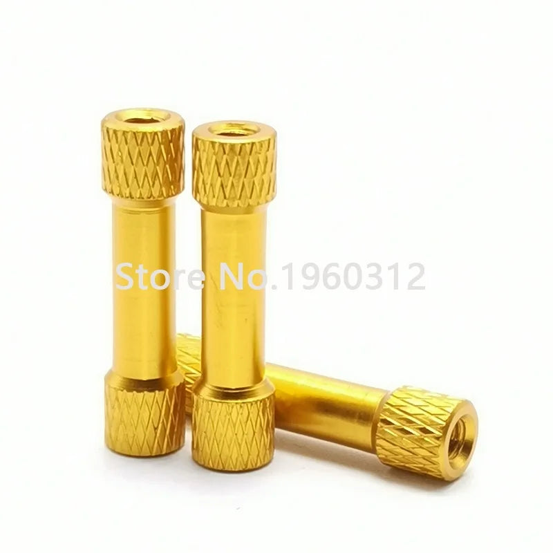 10pcs M3*15/20/25/28/30/35mm Knurled Aluminum Standoff Spacers OD=6mm Multicolor aluminum Rods for RC Parts