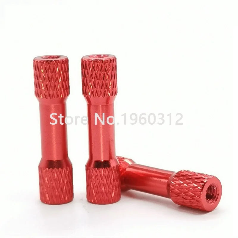 10pcs M3*15/20/25/28/30/35mm Knurled Aluminum Standoff Spacers OD=6mm Multicolor aluminum Rods for RC Parts