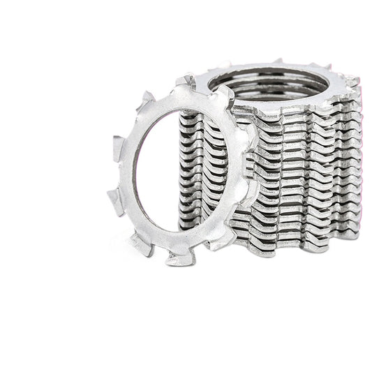 M3/M4/M5/M6  304 stainless steel external tooth gasket locking tooth flat pad anti-slip stop washer for Machinery & Hardware