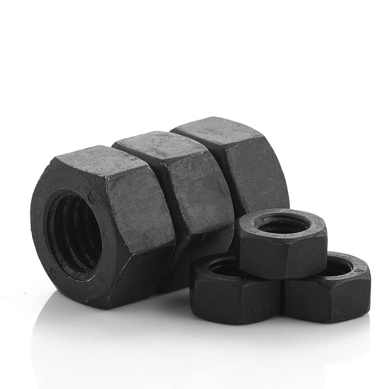 M2.5M5M10 304 stainless steel black hexagon nut screw nut outer hexagon nut bolt positioning nut for Industrial & Machinery Assembly