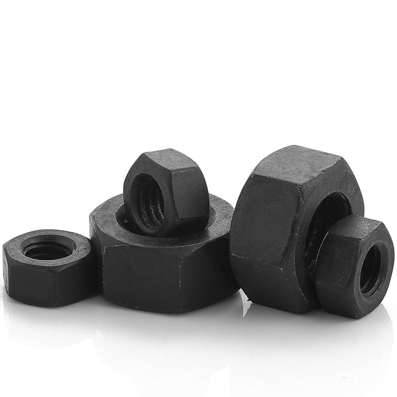 M2.5M5M10 304 stainless steel black hexagon nut screw nut outer hexagon nut bolt positioning nut for Industrial & Machinery Assembly