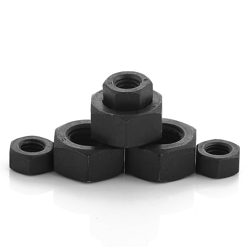 M2.5M5M10 304 stainless steel black hexagon nut screw nut outer hexagon nut bolt positioning nut for Industrial & Machinery Assembly