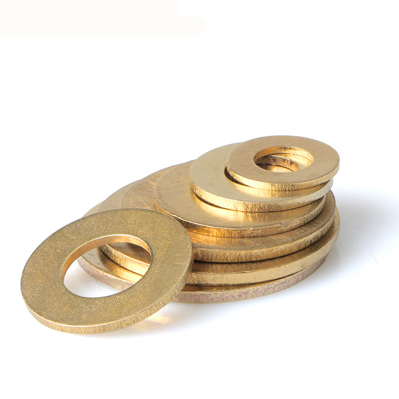 M3 M4 M5 Brass Flat Pad Fastening Ring Screw Gaskets Wholesale Copper Gaskets,  Hardware Fastening & Equipment Assembly