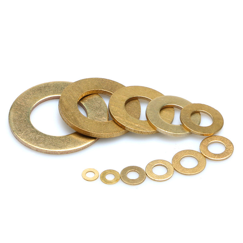 M3 M4 M5 Brass Flat Pad Fastening Ring Screw Gaskets Wholesale Copper Gaskets,  Hardware Fastening & Equipment Assembly