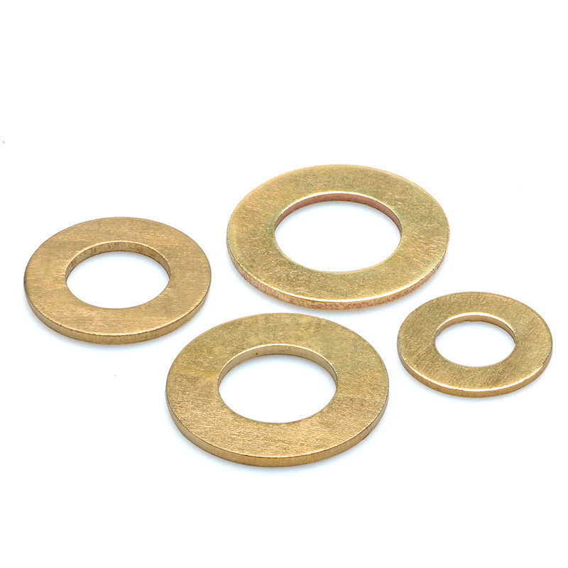 M3 M4 M5 Brass Flat Pad Fastening Ring Screw Gaskets Wholesale Copper Gaskets,  Hardware Fastening & Equipment Assembly