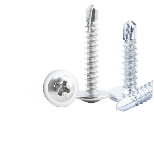 M4.2  410/304 Stainless Steel Phillips Pan Head Drill Tail Dovetail Screws Self-Tapping Self-Drilling for Washi Belt