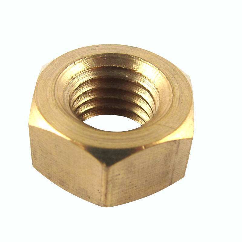 M1.6 M4 M5 M6 H59 Brass Hex Nuts Outer Hexagon Copper Nuts Small Hex Screw Caps  for Electrical & Home Use