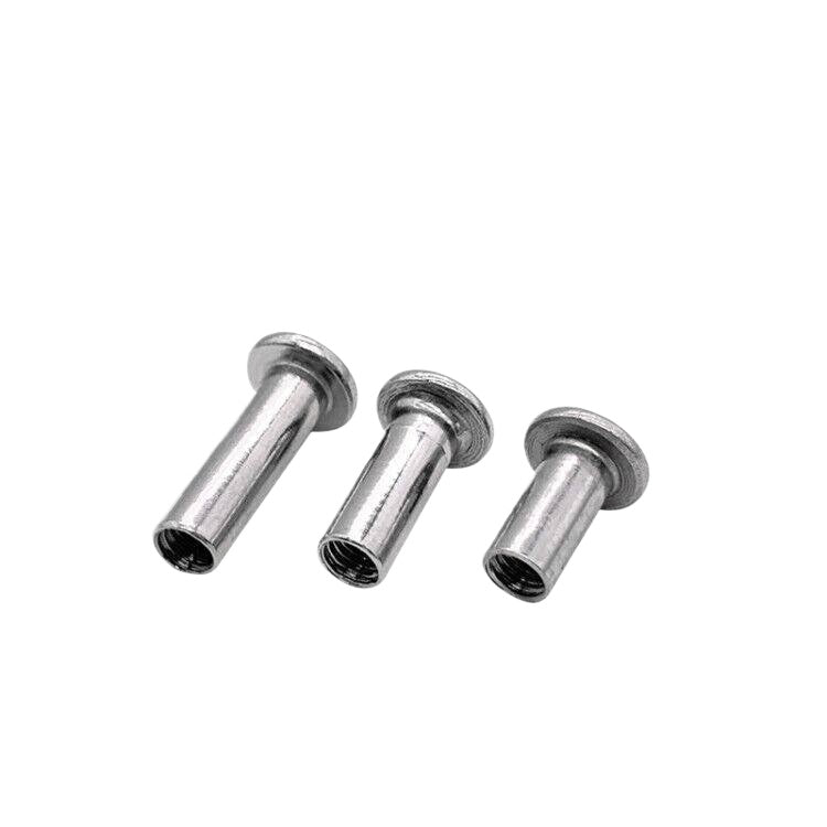 304 Stainless Steel Hex Splint Nut Furniture Lock Barrel Nut M2 to M8*10*15-80