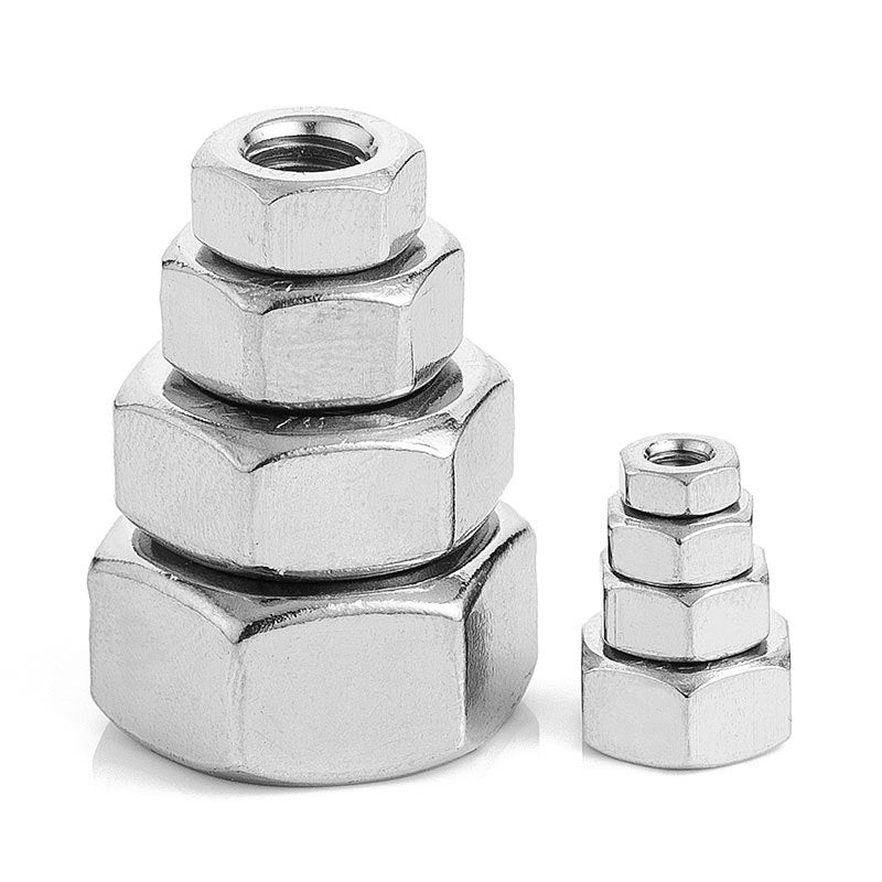 M4/M6/M8/M5/M12 304 stainless steel fine tooth nut nut outer hexagon screw nut fine tooth nut cap for Furniture & Industrial Use