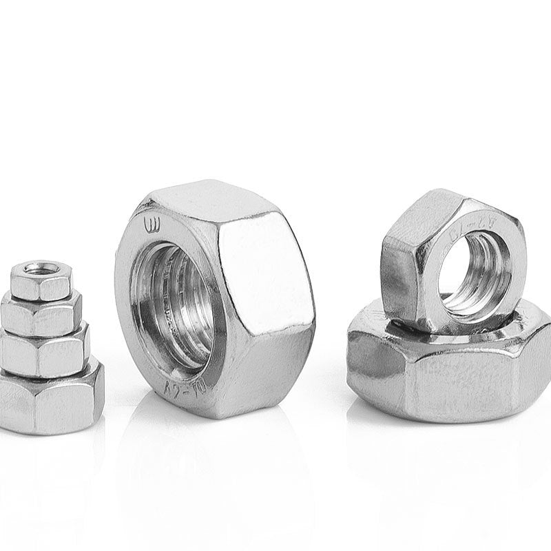 M4/M6/M8/M5/M12 304 stainless steel fine tooth nut nut outer hexagon screw nut fine tooth nut cap for Furniture & Industrial Use