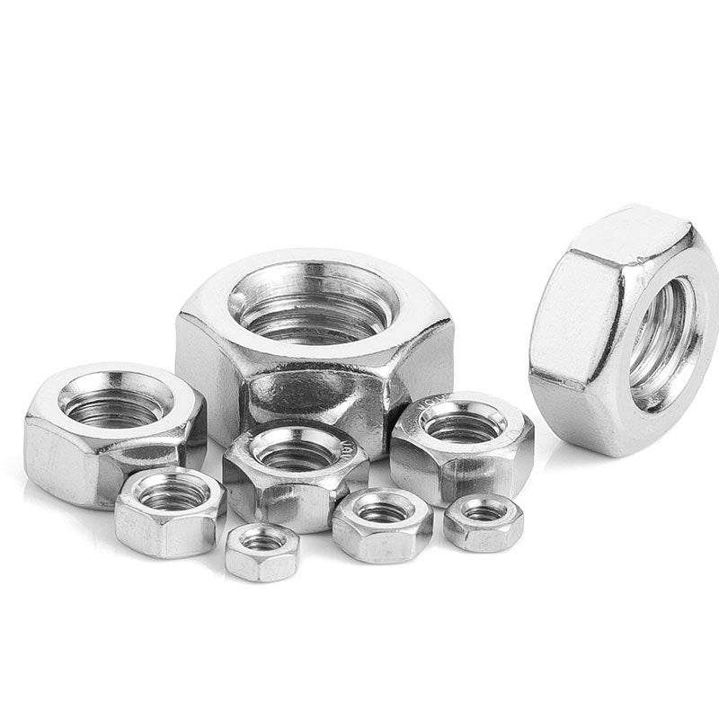 M4/M6/M8/M5/M12 304 stainless steel fine tooth nut nut outer hexagon screw nut fine tooth nut cap for Furniture & Industrial Use