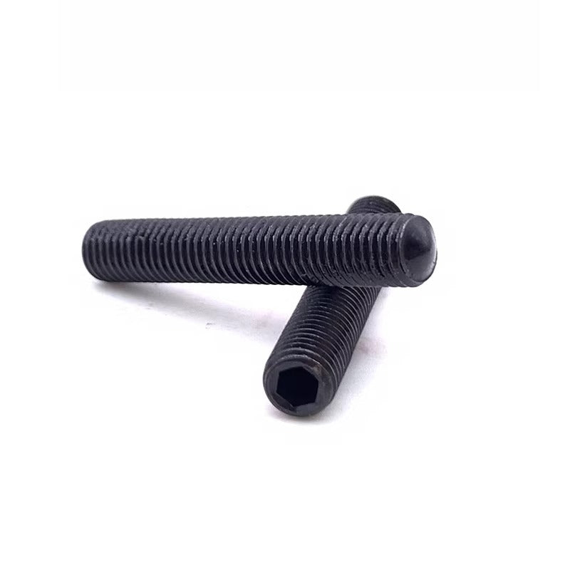 12.9 Grade 1/4-28 UNF Screw US Imperial Fine Thread Headless Spherical Cylindrical End Machine Screw