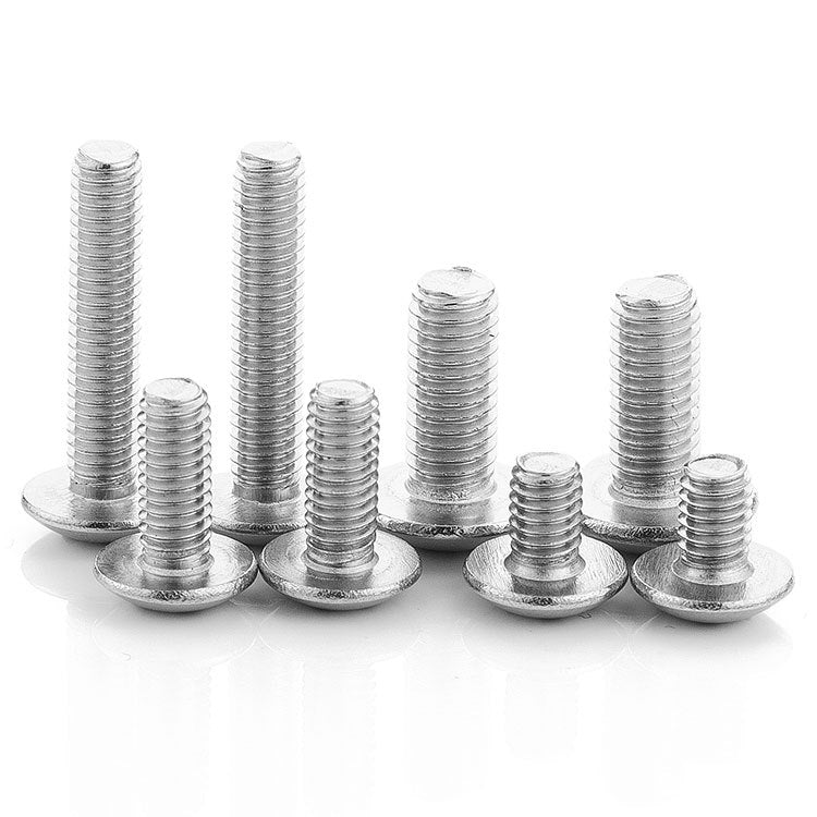 M6/M8 304 stainless steel cross large flat head screw cross slot machine screw mushroom head umbrella head machine tooth screw  for Furniture & Hardware