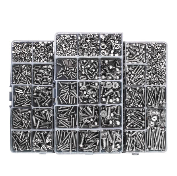 Screw box custom screw nut set fastener box screw group to map on demand for DIY, Home Repair & Hardware Storage
