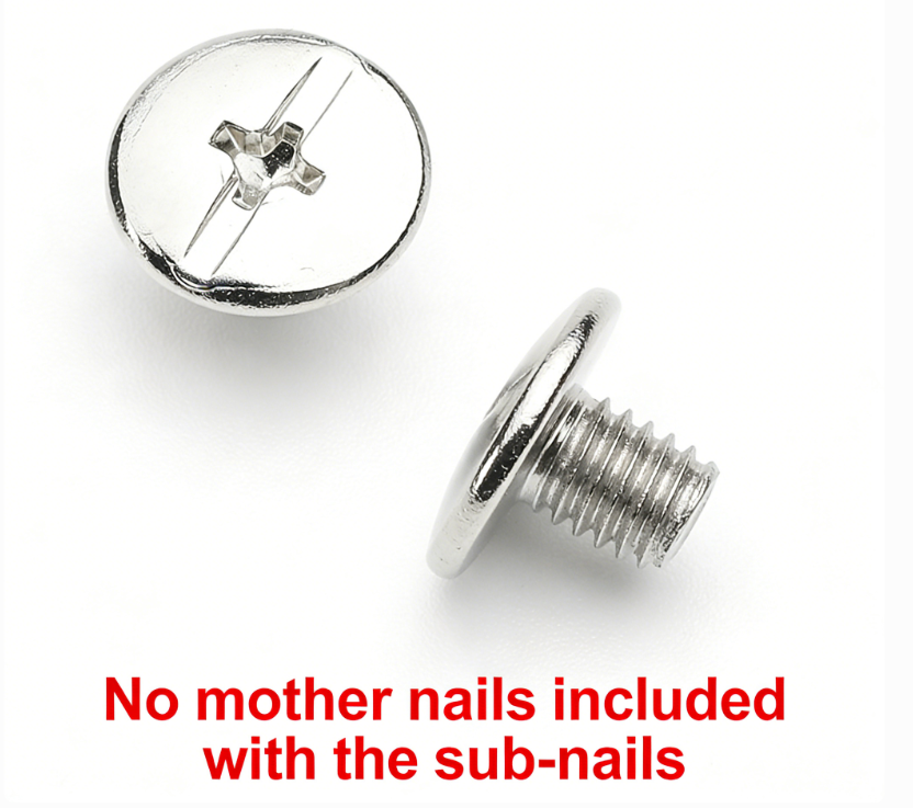 M2/M3/M4 304 stainless steel eleven-character round head male and female rivets child and female account nails round head letter screws for Leather Goods & Hardware