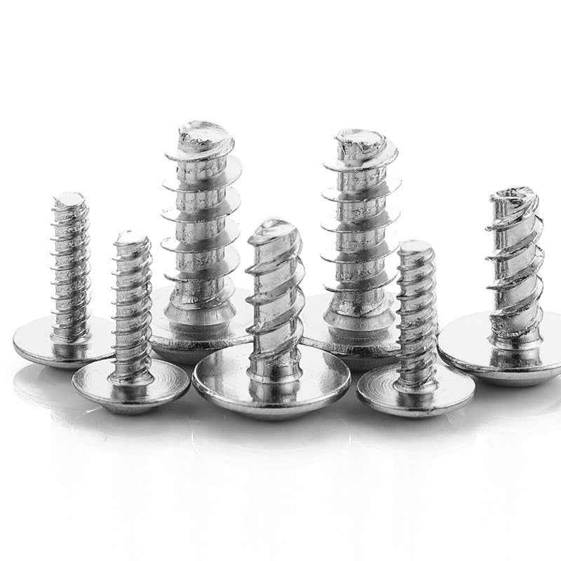 M2M3M4M5 304 stainless steel cross groove round head with spacer flat tail self-tapping screw pan head with pad self-tapping nail for Woodworking & Home Installation