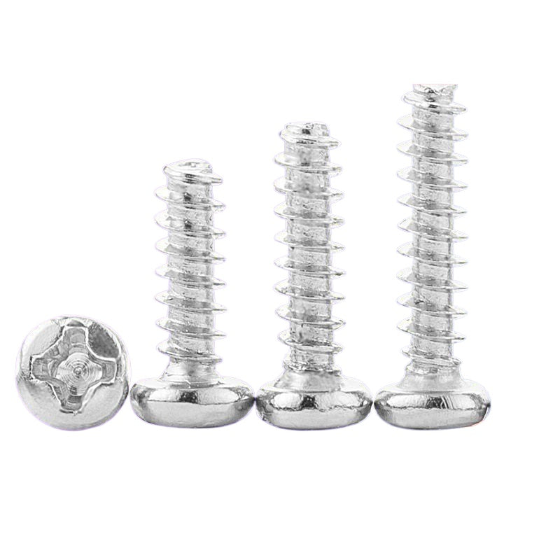 M1M2M3M4M5 galvanized cross round head flat tail self-tapping small screw electronic pan head flat tail self-tapping screw for Small Electronics & Appliances