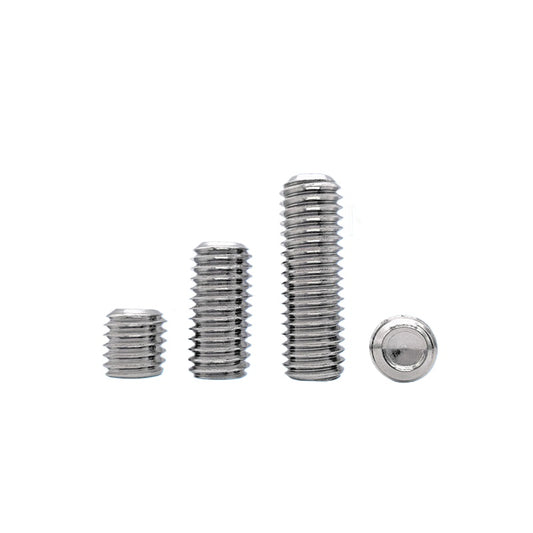 DIN916 M3-M10  316 Stainless Steel Concave End Set Screw Hex Socket Headless Fastener