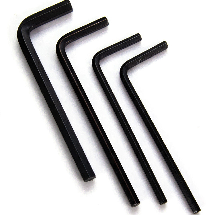 Carbon Steel Imperial US Hexagon Wrench inch Hexagon Wrench Cross Border L Flat Head Hexagon Allen Wrench  for Mechanical & Furniture Assembly