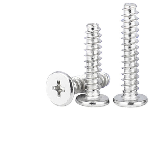 M3 Carbon steel nickel-plated hard cross large flat head screw thin head electronic small screw large flat head flat tail screw for Electronic Assemblies & Small Devices