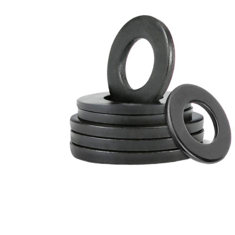 M4 M5 M6 M8 8.8 Grade High Strength Black Metal Flat Gaskets Screw Gaskets for Industrial Fastening & Machinery