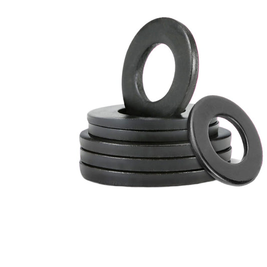 M4 M5 M6 M8 8.8 Grade High Strength Black Metal Flat Gaskets Screw Gaskets for Industrial Fastening & Machinery