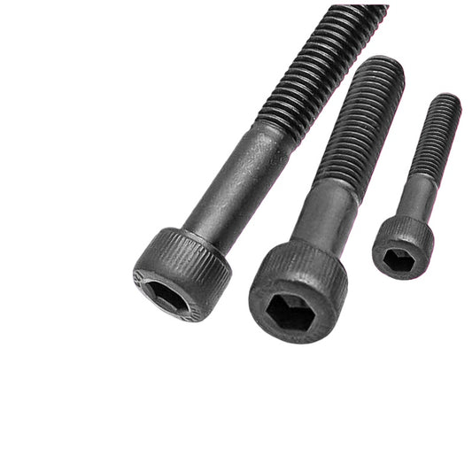 M6/M8/M10 304 stainless steel black cylindrical head inner hexagonal half tooth bolt black zinc plated cup head half tooth screw for Hardware & Equipment Assembly