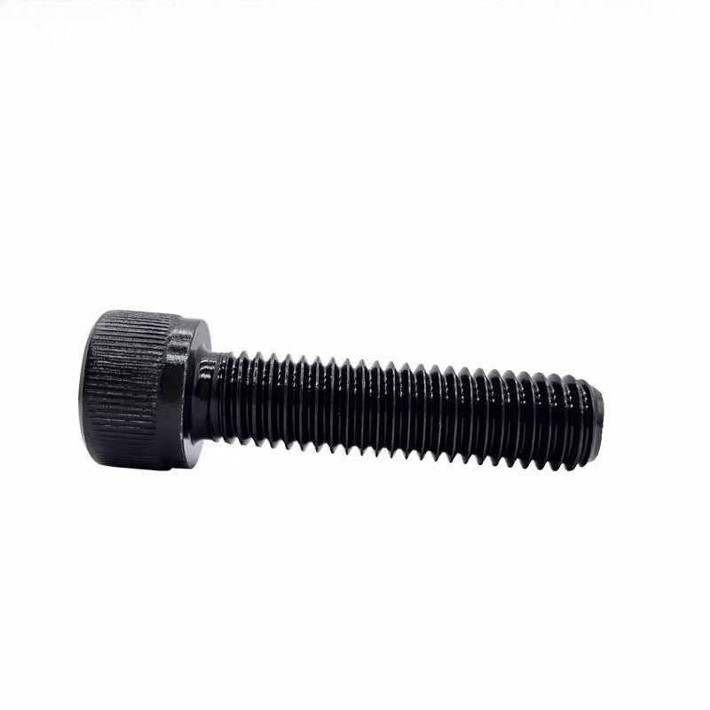 DIN912  M1.4-M16 Grade 12.9 Cup Head Hexagon Screw Full Thread Cylindrical Knurled Head Metric Screw