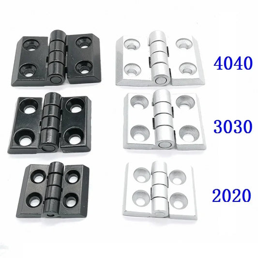 1pc 2020 3030 4040 Aluminum Profile Accessory Zinc Alloy Hinge for 2020  3030  4040  Aluminum Profile Extrusion