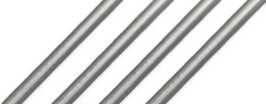 1pcs Fine Thread 304 Stainless Steel Threaded Rod Full-Thread Bar M6 M8 M10 M12 M14 M16 M18 M20 Length 250mm