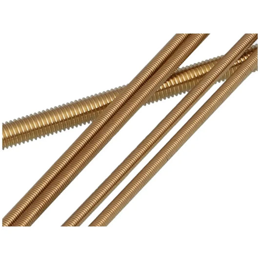 1pcs M2 M2.5 M3 M4 M5 M6 M8 M10 M12 M20 Brass Tooth bar screw rod full thread screw Threaded Rod