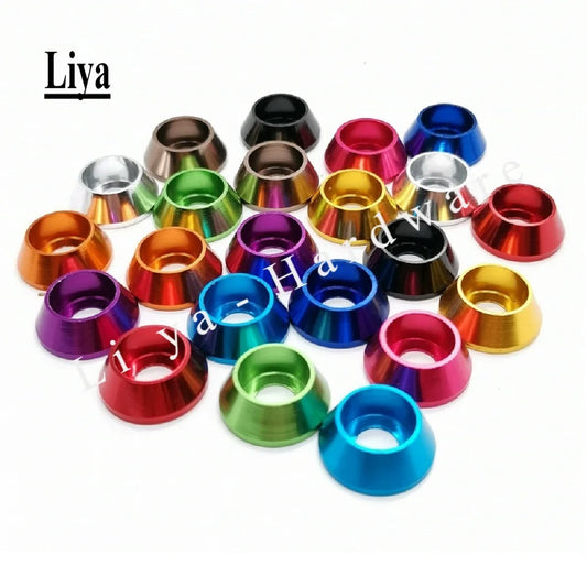 2-10pcs Aluminum washer M2 M2.5 M3 M4 M5 M6 M8 colorful aluminum alloy cap head gasket washer for RC Model parts