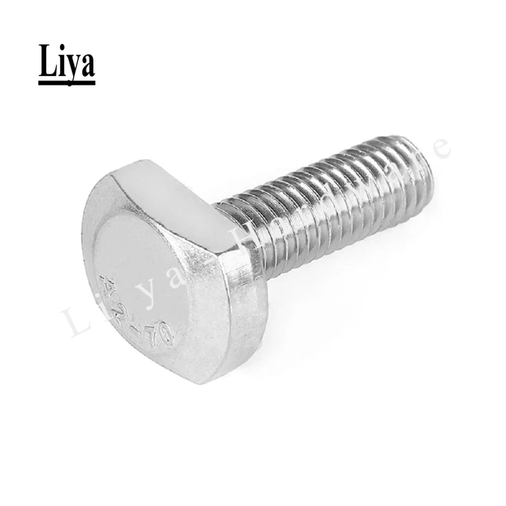 2-10pcs M5 M6 M8 Bolts for T-Slot GB37 stainless steel T bolt T screw Square bolts T-head screw chute T-bolt