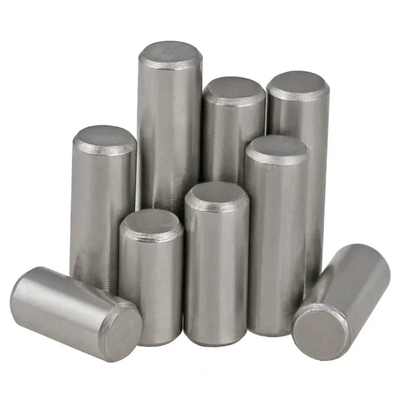 2-20/M0.8 M1 M1.5 M2 M2.5 M3 M4 M5 M6 M8 Cylindrical Pin Locating Dowel 304 Stainless Steel Fixed Shaft Solid Rod GB119 4~100mm